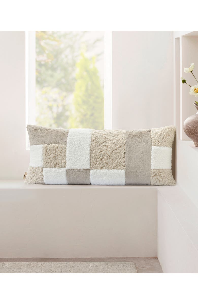UGG<sup>®</sup> Orly Bolster Accent Pillow, Alternate, color, Snow
