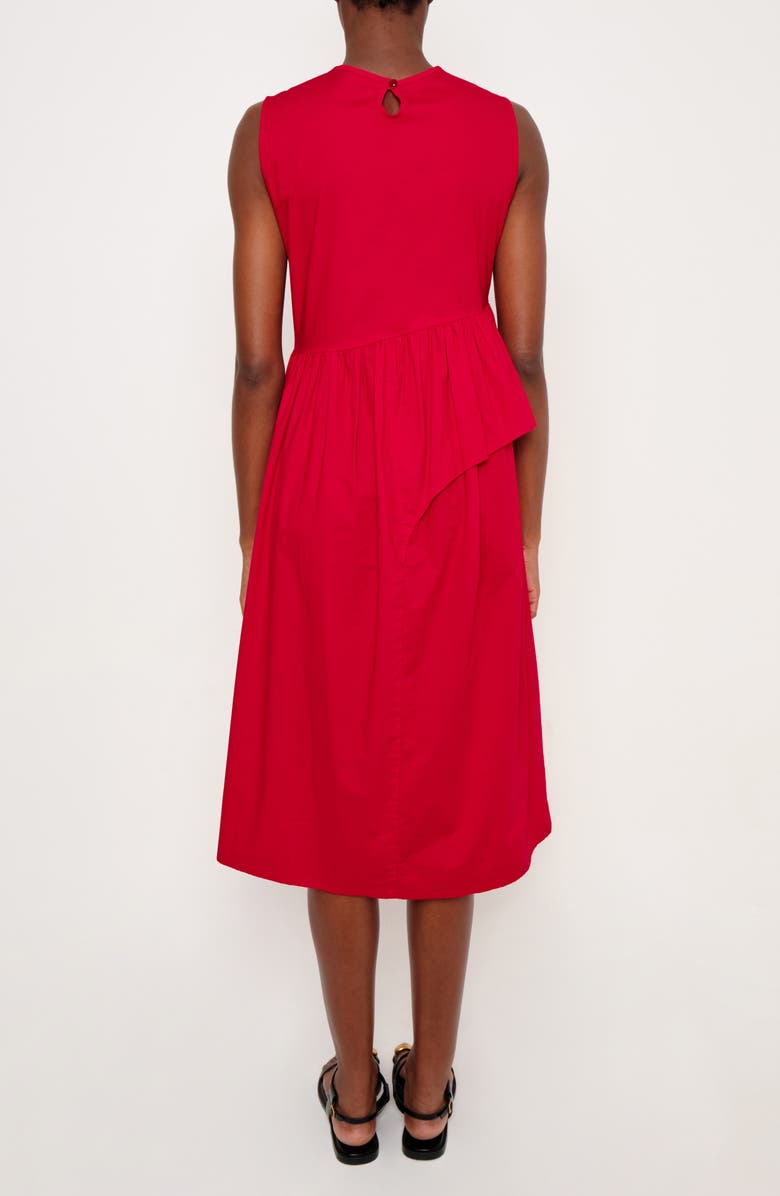 The Lulo Project The Bloodline Ruffle Sleeveless Midi Dress, Alternate, color, Red 09