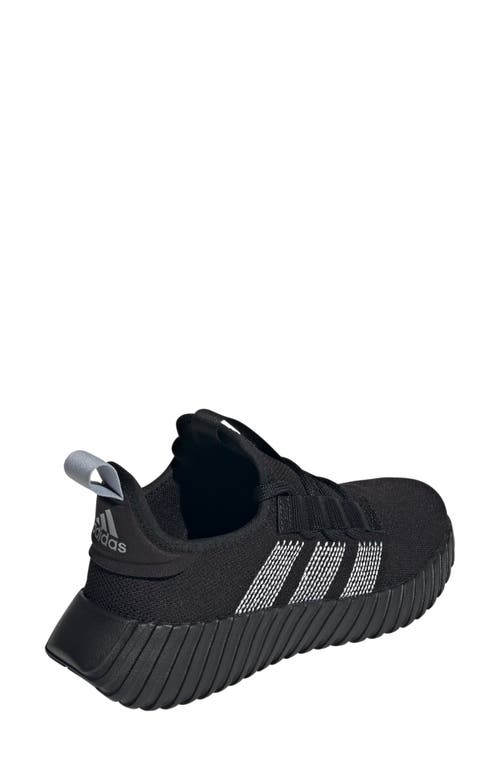 Adidas Originals Adidas Kaptir Flow Running Shoe In Black/silver Metallic/silver