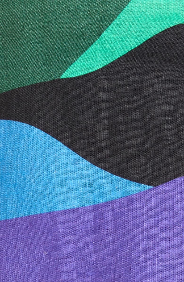 Mara Hoffman Sunja Colorblock Hemp Skirt, Alternate, color,