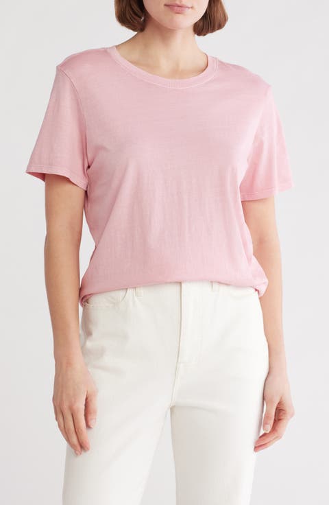 Washed Cotton Crewneck T-Shirt