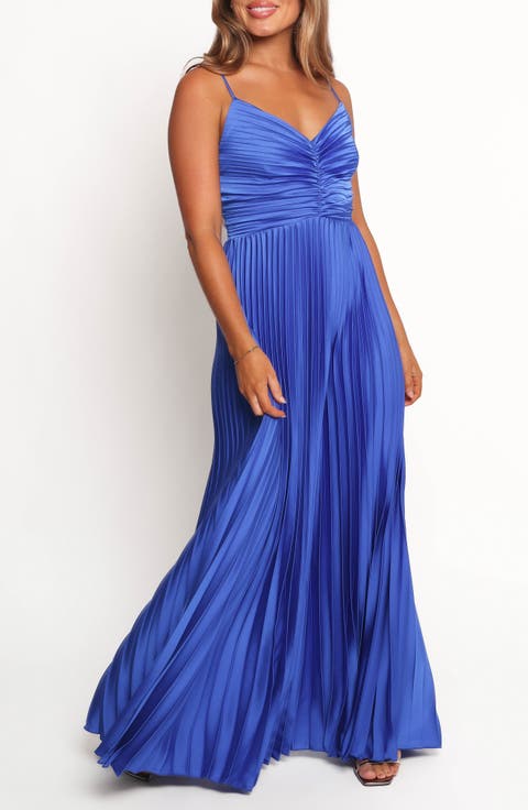 Naira Pleated Maxi Dress