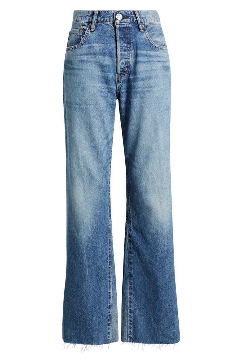 Remake Flare Jeans, Alternate, color, BLUE