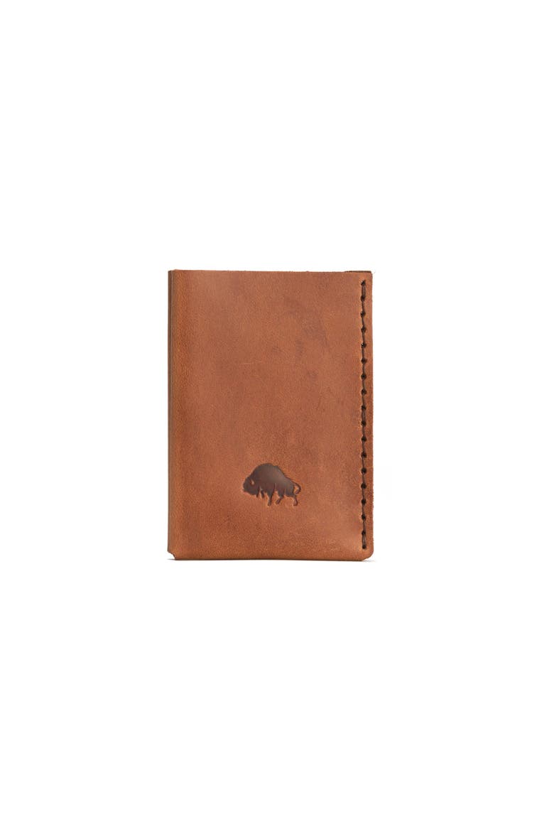 Minimalist Card Holder Wallet, Main, color, WHISKEY