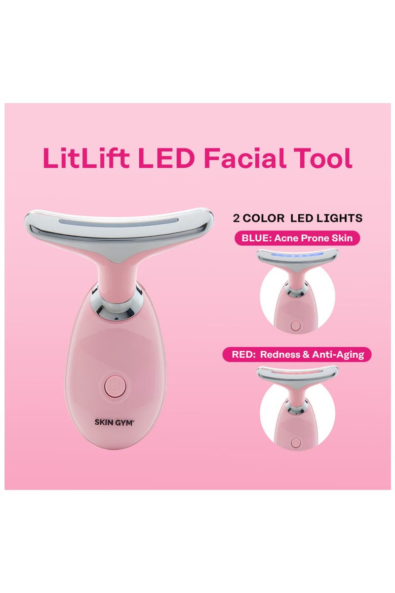 LitLift LED Facial Tool, Alternate, color, PINK