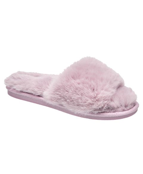 Slide Faux Fur Slipper