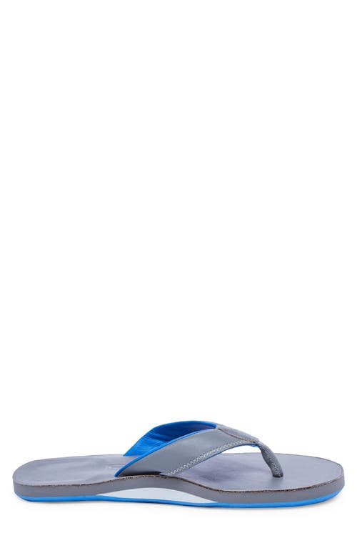 Hari Mari The Clipper Cask Waterproof Flip Flop In Fog