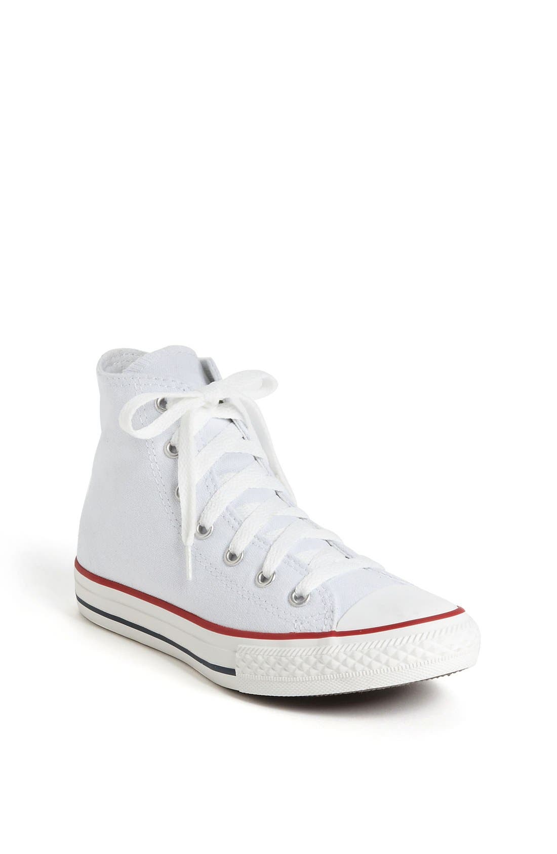 Converse Chuck Taylor<sup
®</sup
 All Star<sup
®</sup
 High Top Sneaker, Main, color, Optic White