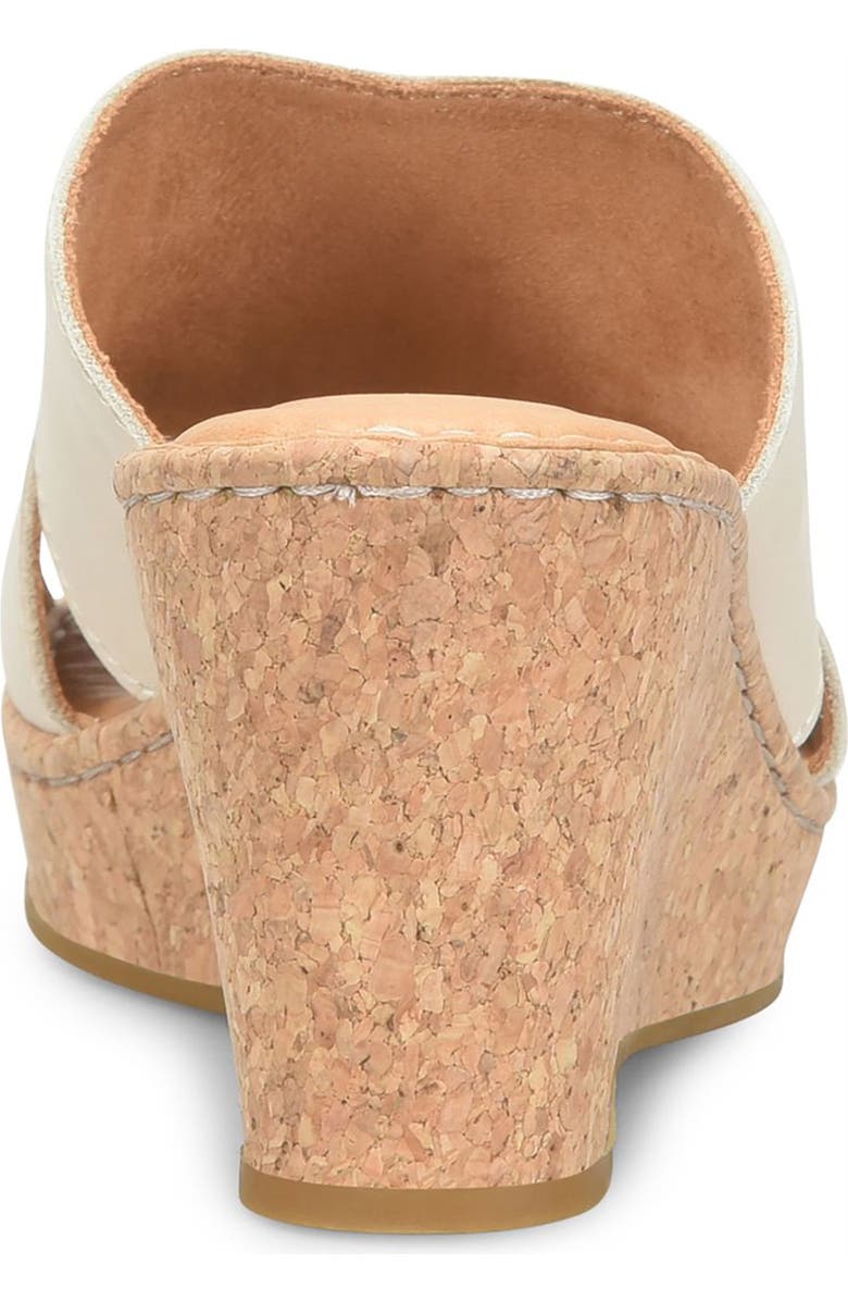 Børn Sorine Platform Wedge Sandal, Alternate, color, Cream Leather