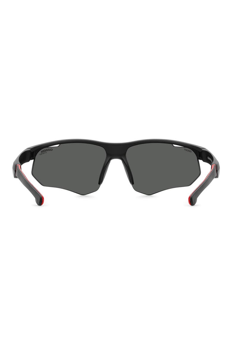 x Ducati 69mm Carduc Rectangle Sunglasses, Alternate, color, MATTE BLACK/ RED