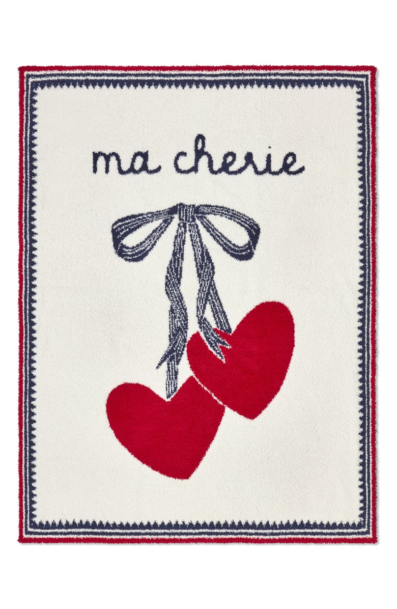 Barefoot Dreams<sup>®</sup> CozyChic<sup>®</sup> Ma Cherie Stroller Blanket, Alternate, color, Cream Multi
