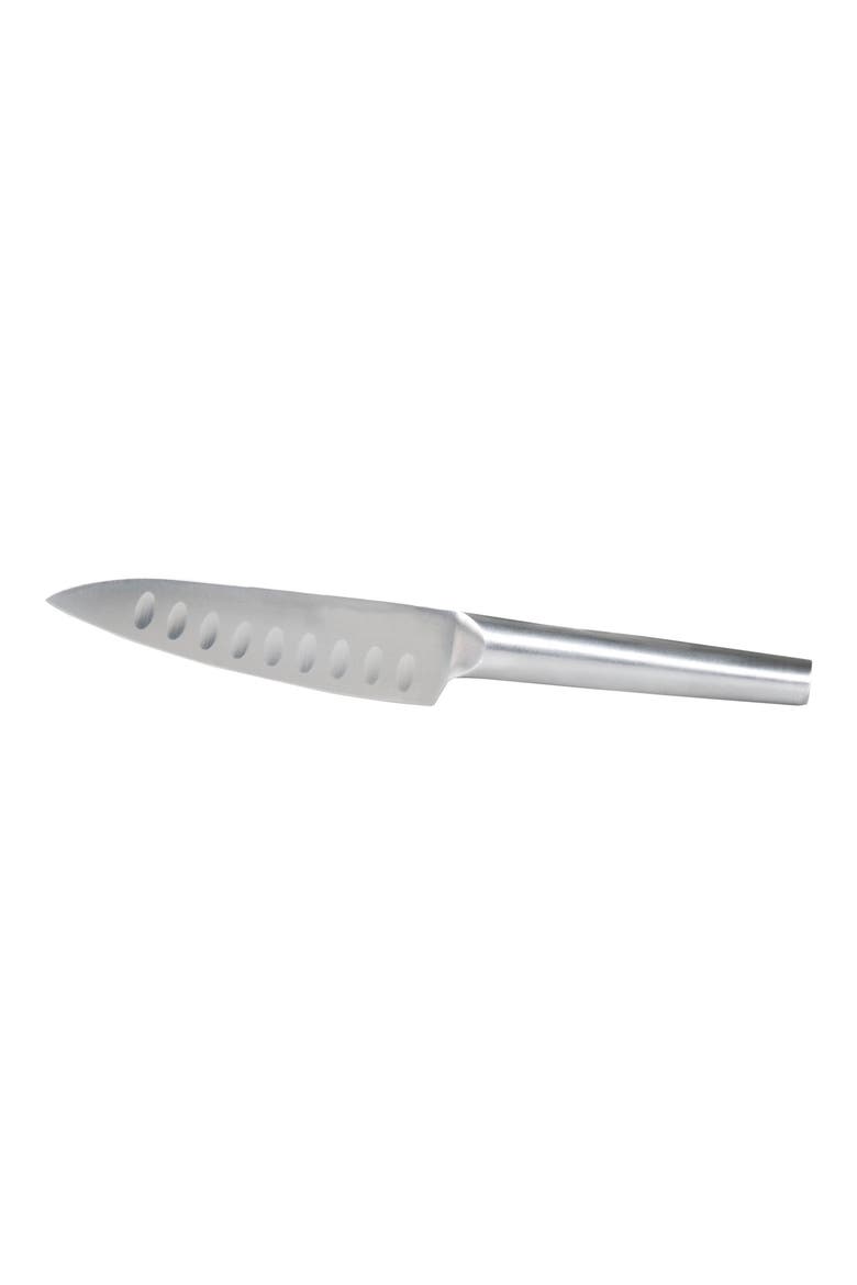 Santoku Set of 5 Knife & Sharpener Set, Alternate, color, MULTICOLOR