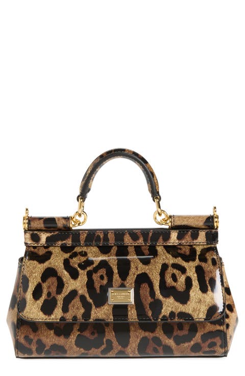 Mini Sicily Leather Top Handle Bag