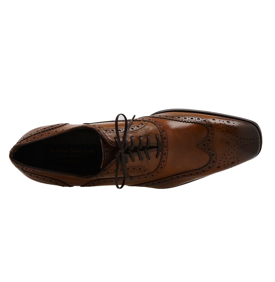 'Brooks' Wingtip Oxford, Alternate, color, Cognac