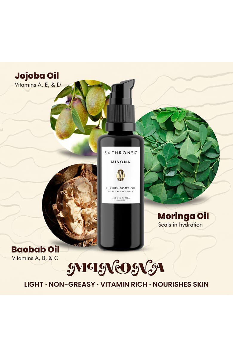 54 Thrones Minona Luxury Body Oil, Alternate, color, 