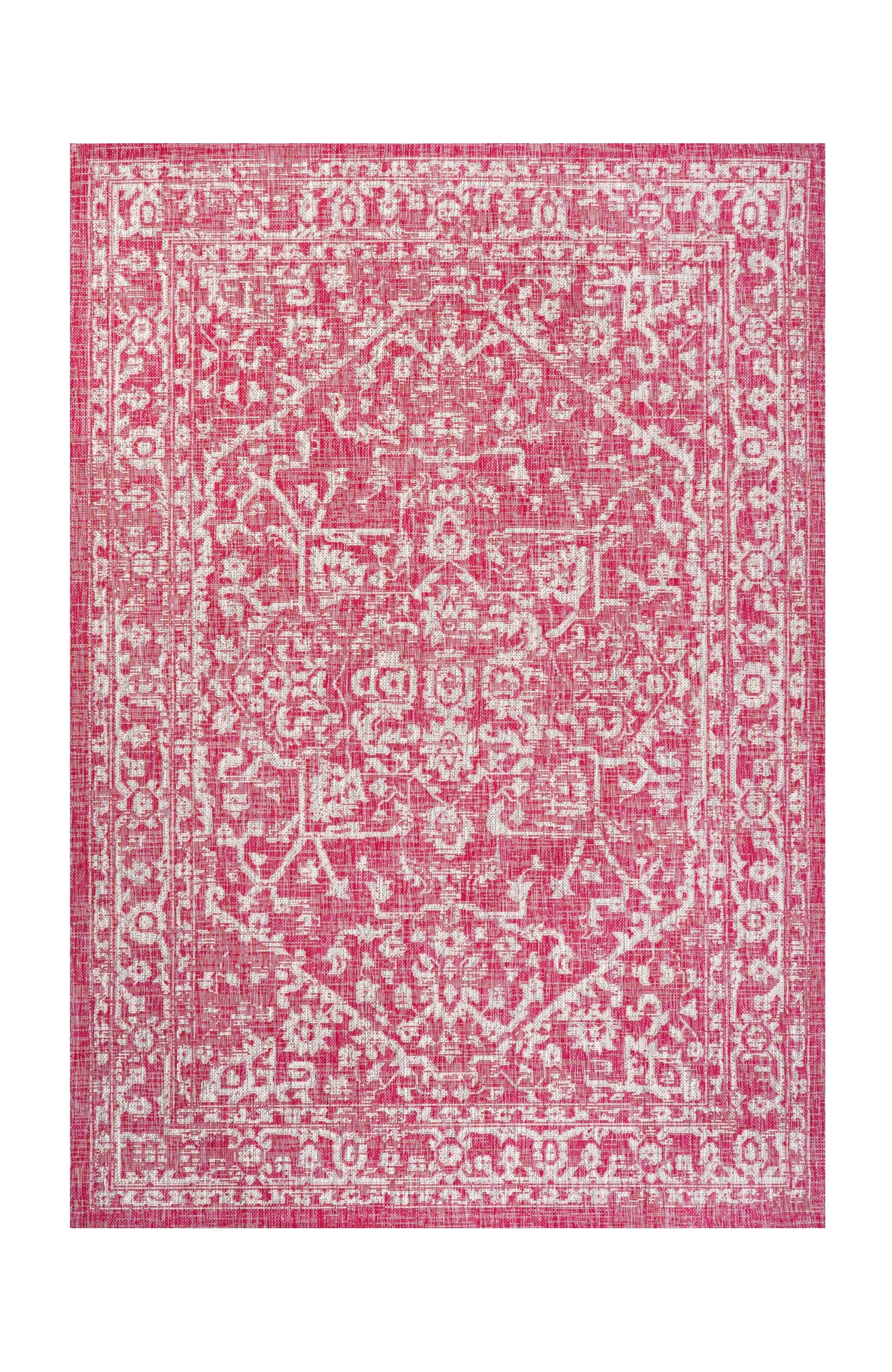 Fuchsia/Light Gray