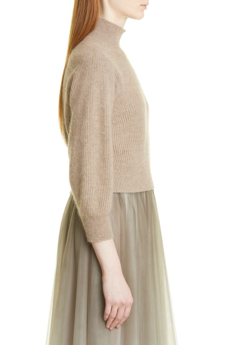 Fabiana Filippi Rib Funnel Neck Sweater, Alternate, color,