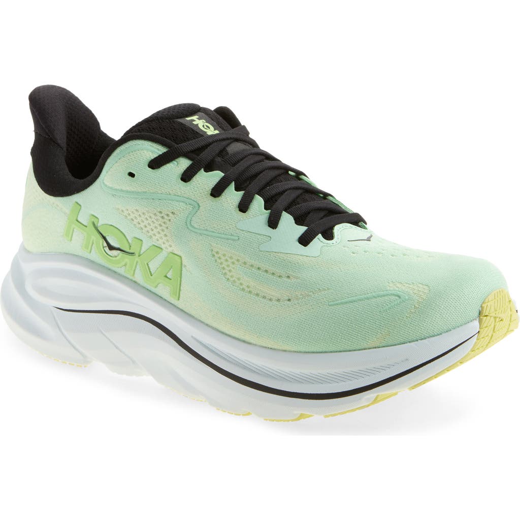 Hoka Clifton 10 Running Shoe In Green