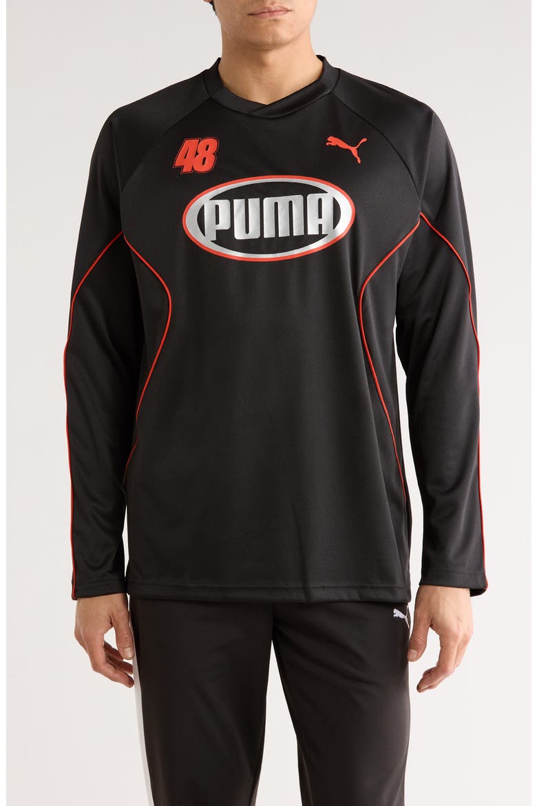 Sport Relaxed T-Shirt, Main, color, PUMA BLACK