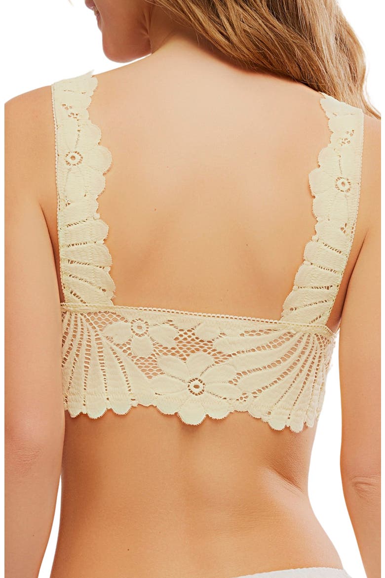 Petal Party Plunge Bralette, Alternate, color, VANILLA CUSTARD
