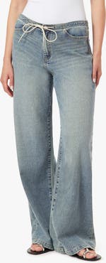 Habitual Kira Drawstring Wide Leg Jeans