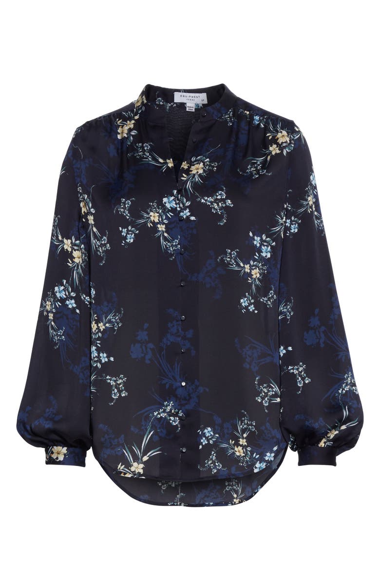 Equipment Cornelia Floral Print Blouse, Alternate, color, 