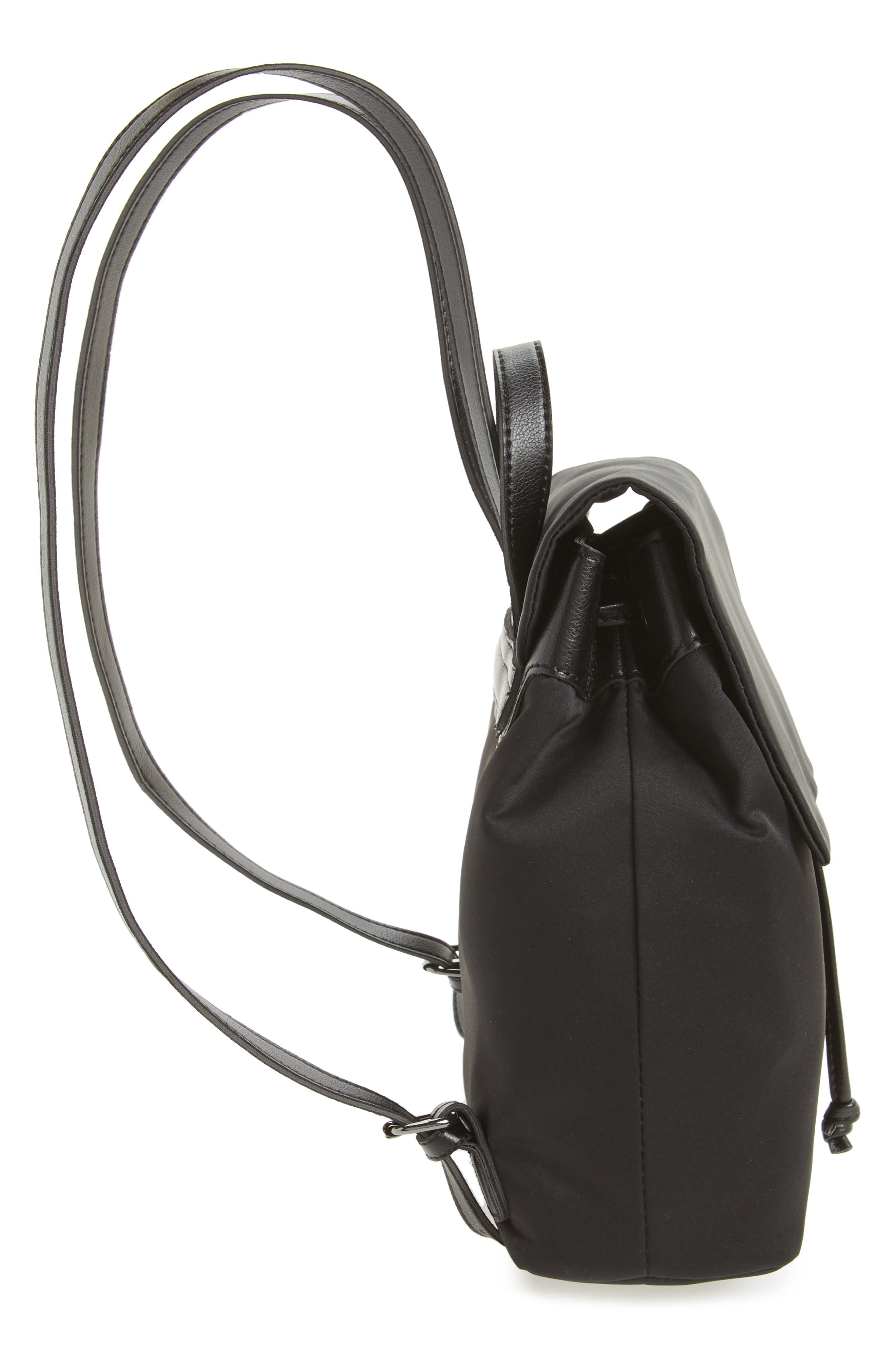 BP. Satin & Faux Leather Backpack | Nordstrom display picture 2