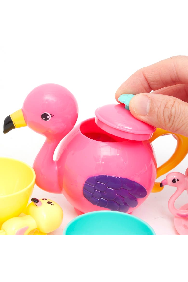 Flamingo Animal Tea Party Set, 13 Pieces, Alternate, color, Multicolored
