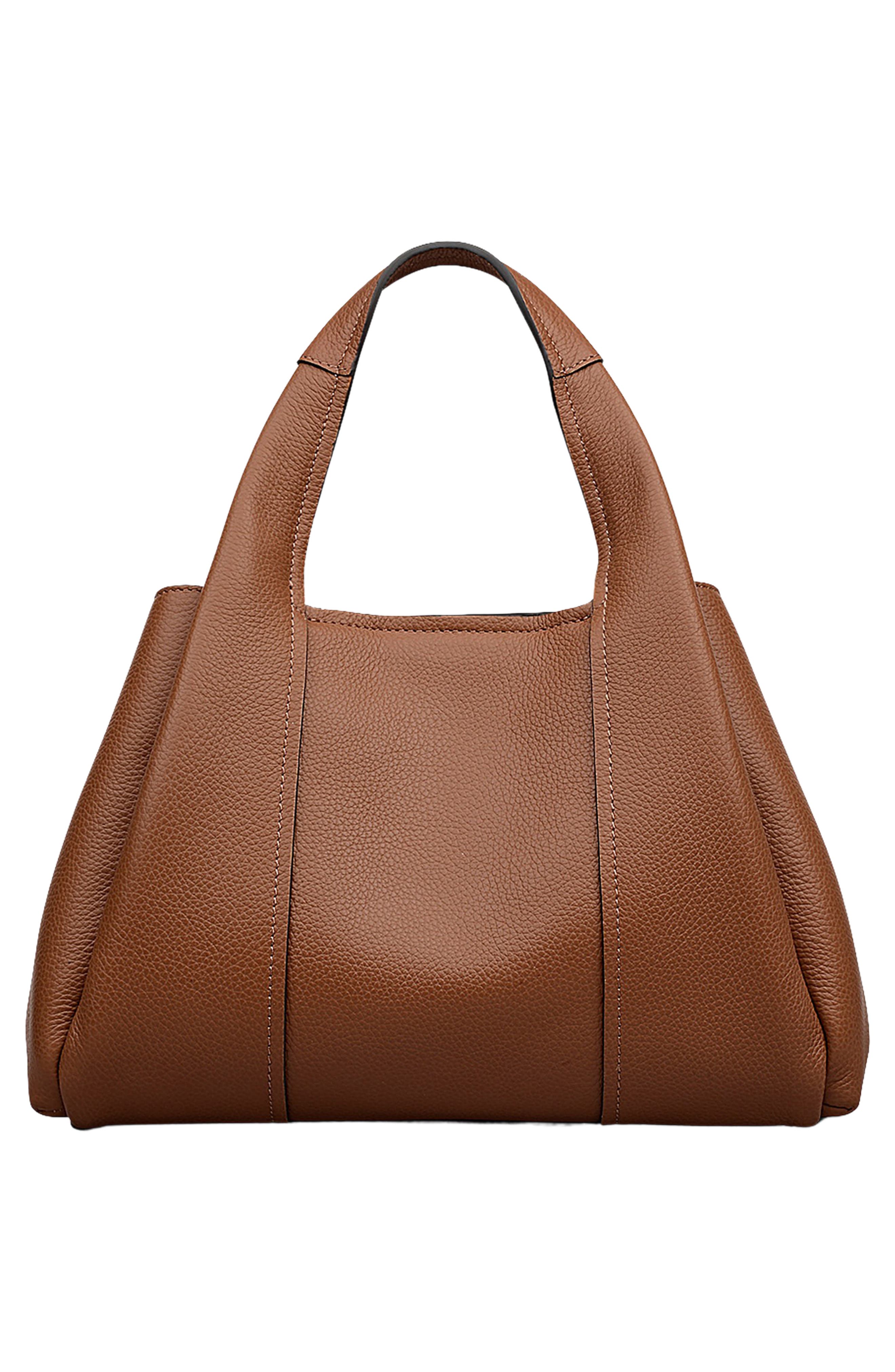 Stanhope Square Leather Satchel, Alternate, color, TOFFEE