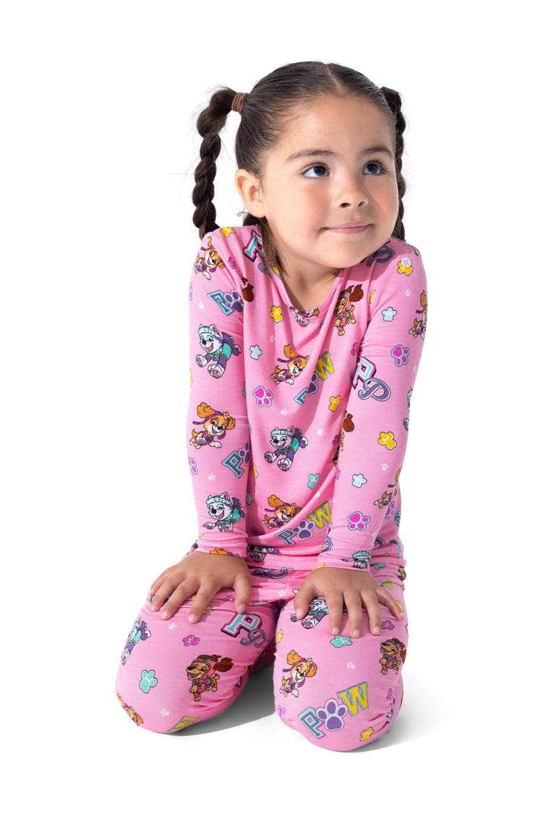 Kids' PAW Patrol Varsity Pink Set of 2 Piece Pajamas, Alternate, color, PAW Patrol: Varsity Pink