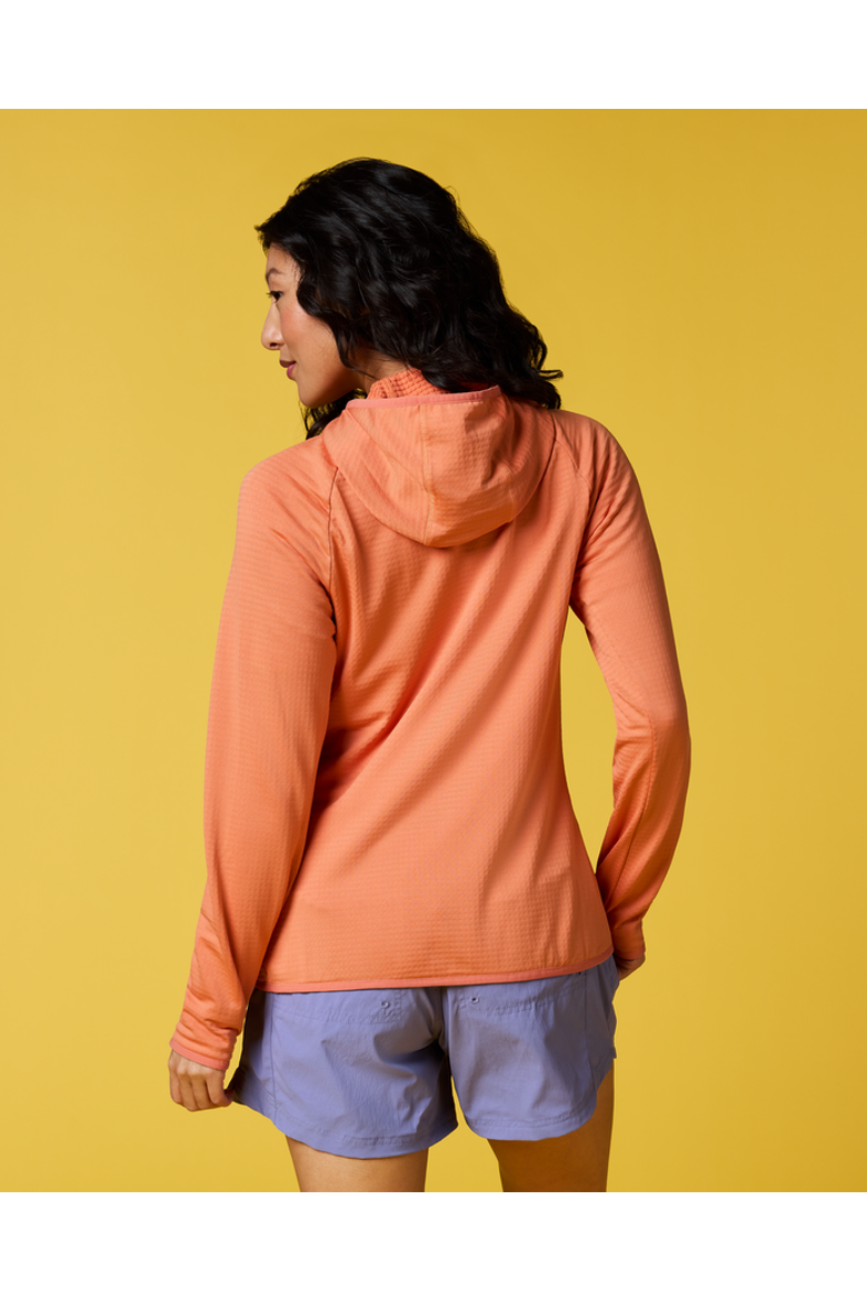 Otero Fleece Full-Zip Hooded Jacket - Women's, Alternate, color, Grapefruit