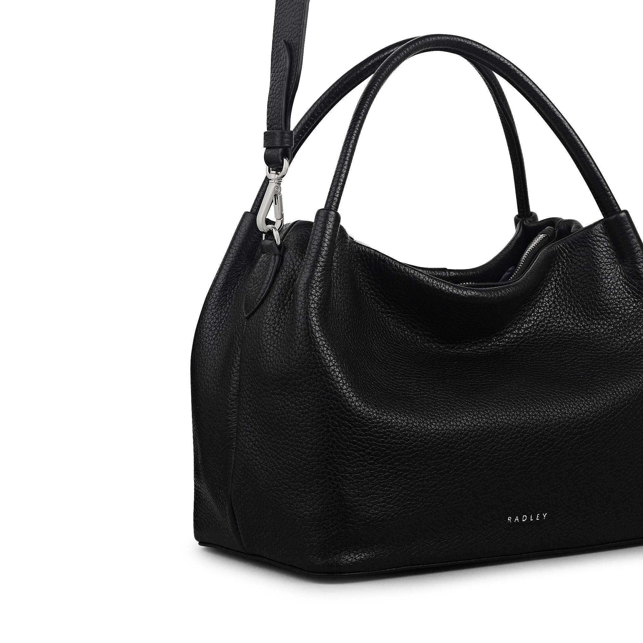 Radley Ivydale Road Medium Ziptop Satchel Bag, Alternate, color, Jet