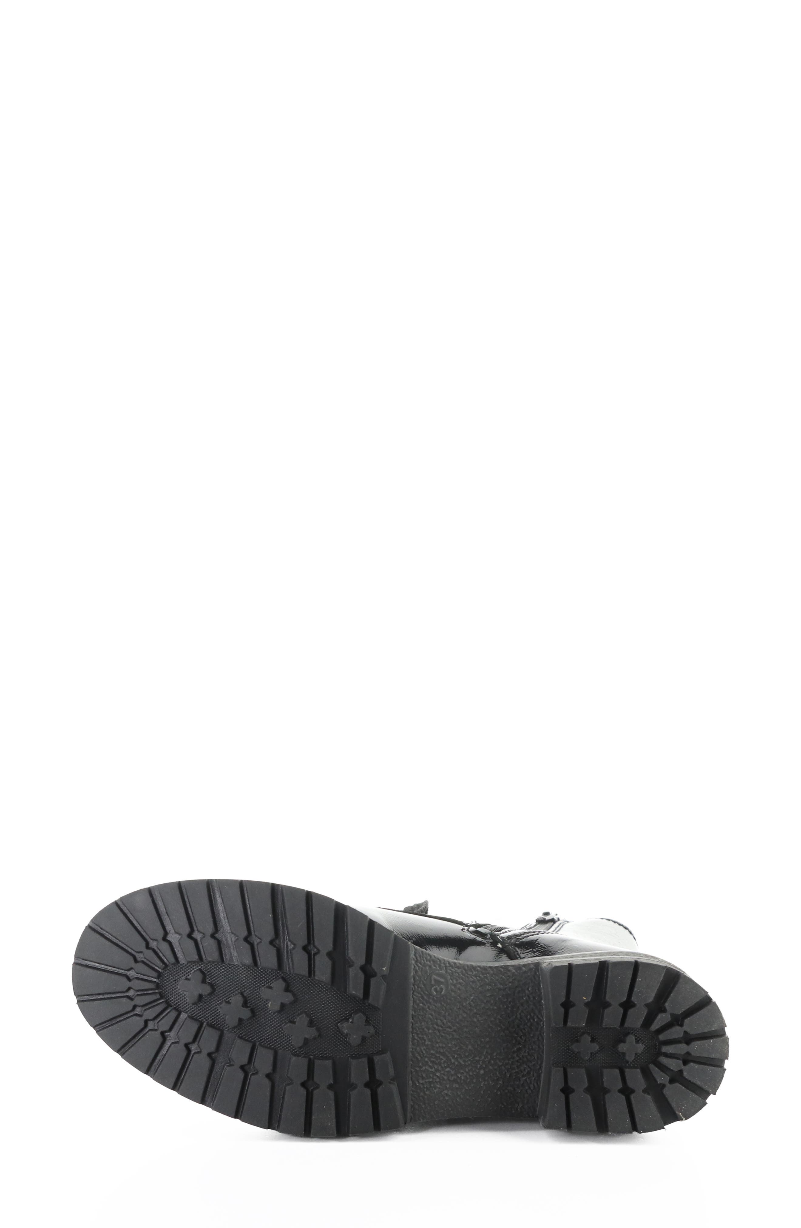 Paulie Waterproof Lace-Up Bootie, Alternate, color, BLACK PATENT