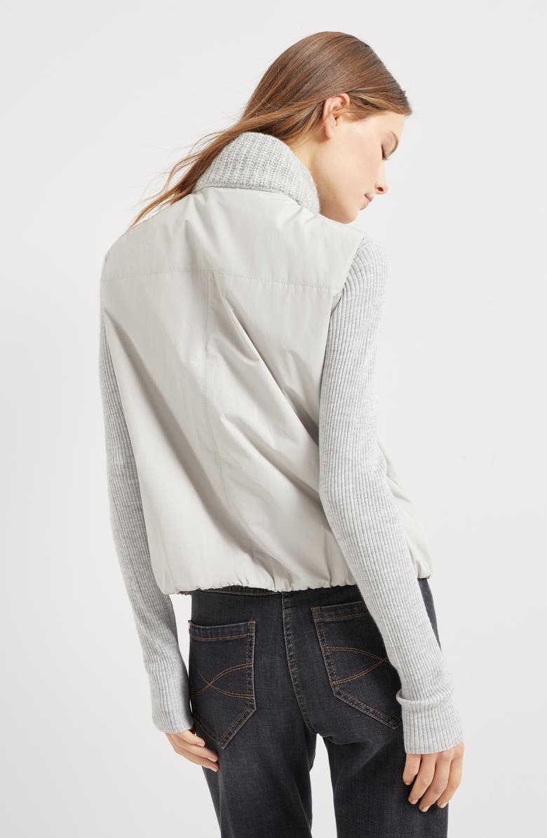 Brunello Cucinelli Cashmere down vest, Alternate, color, 