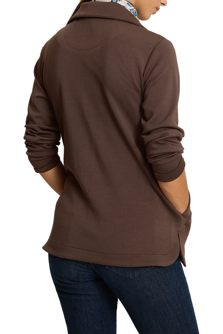 Palm Voyage Full Zip Jacket, Alternate, color, DOUBLE CHOCOLATE