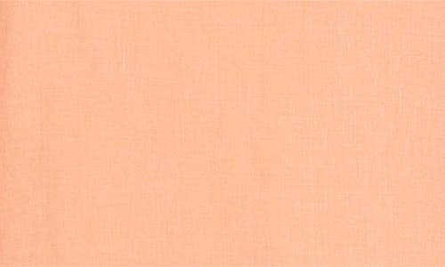 Bugatchi Axel Shaped Fit Linen Button-up Shirt In Papaya