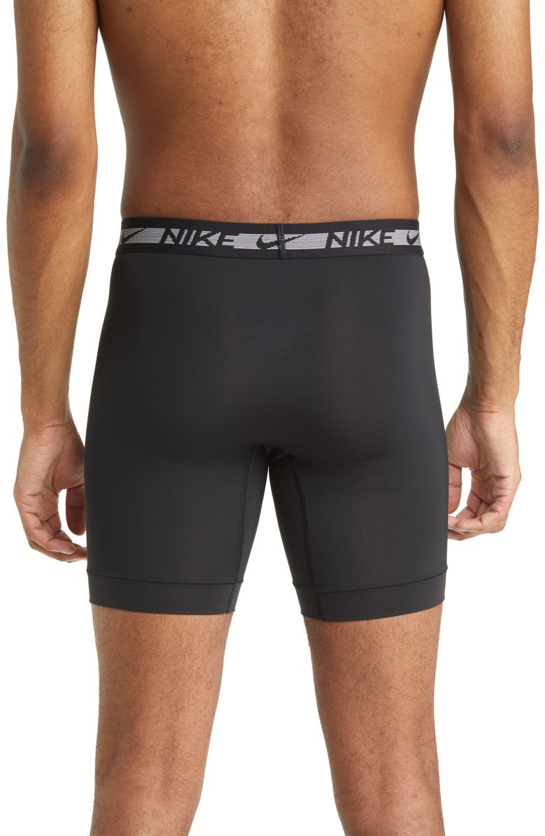 Nike 3-Pack Dri-FIT Ultra Stretch Micro Long Leg Boxer Briefs, Alternate, color,