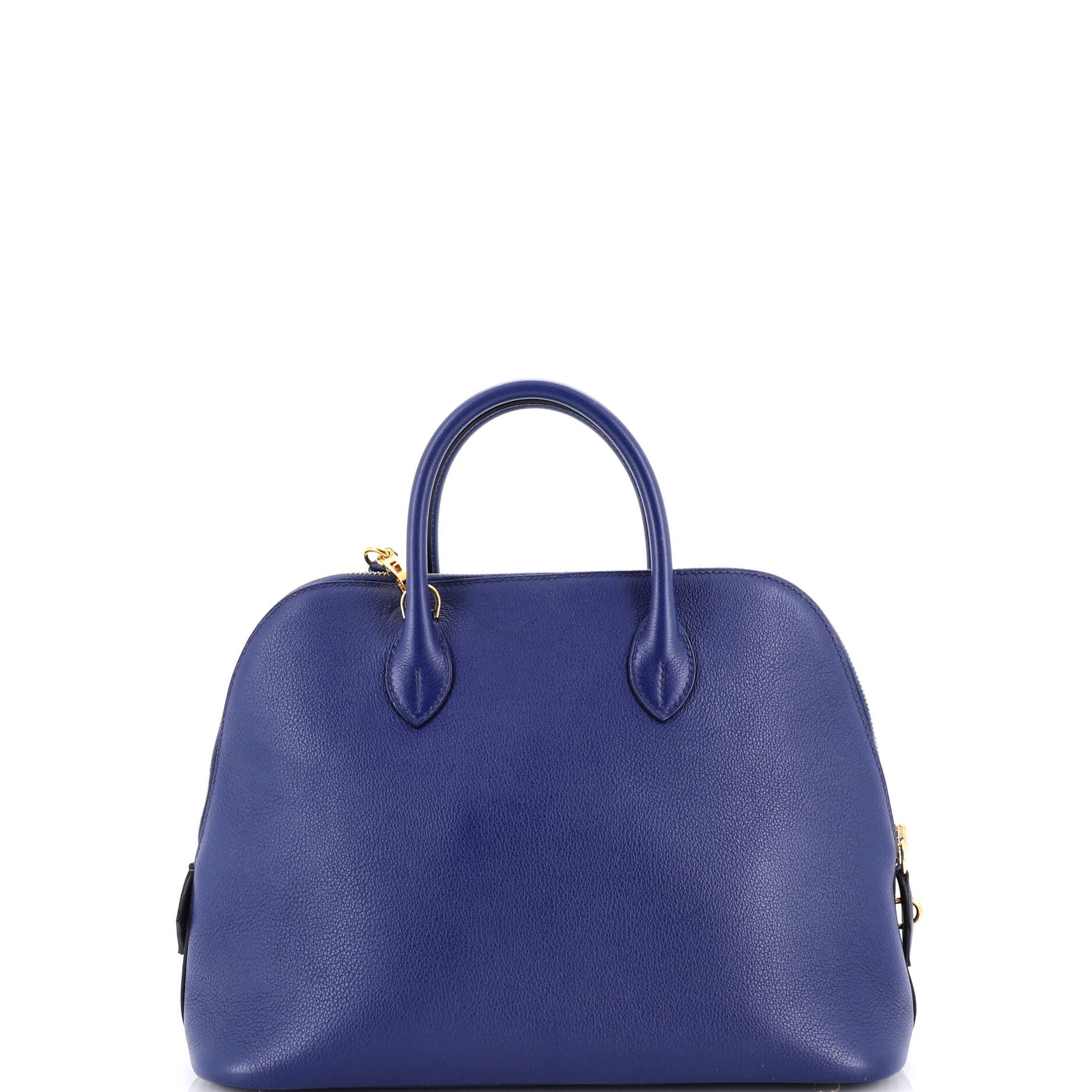 Pre-Owned Hermes Bolide 1923 Bag Evercolor 30, Alternate, color, Bleu Saphir