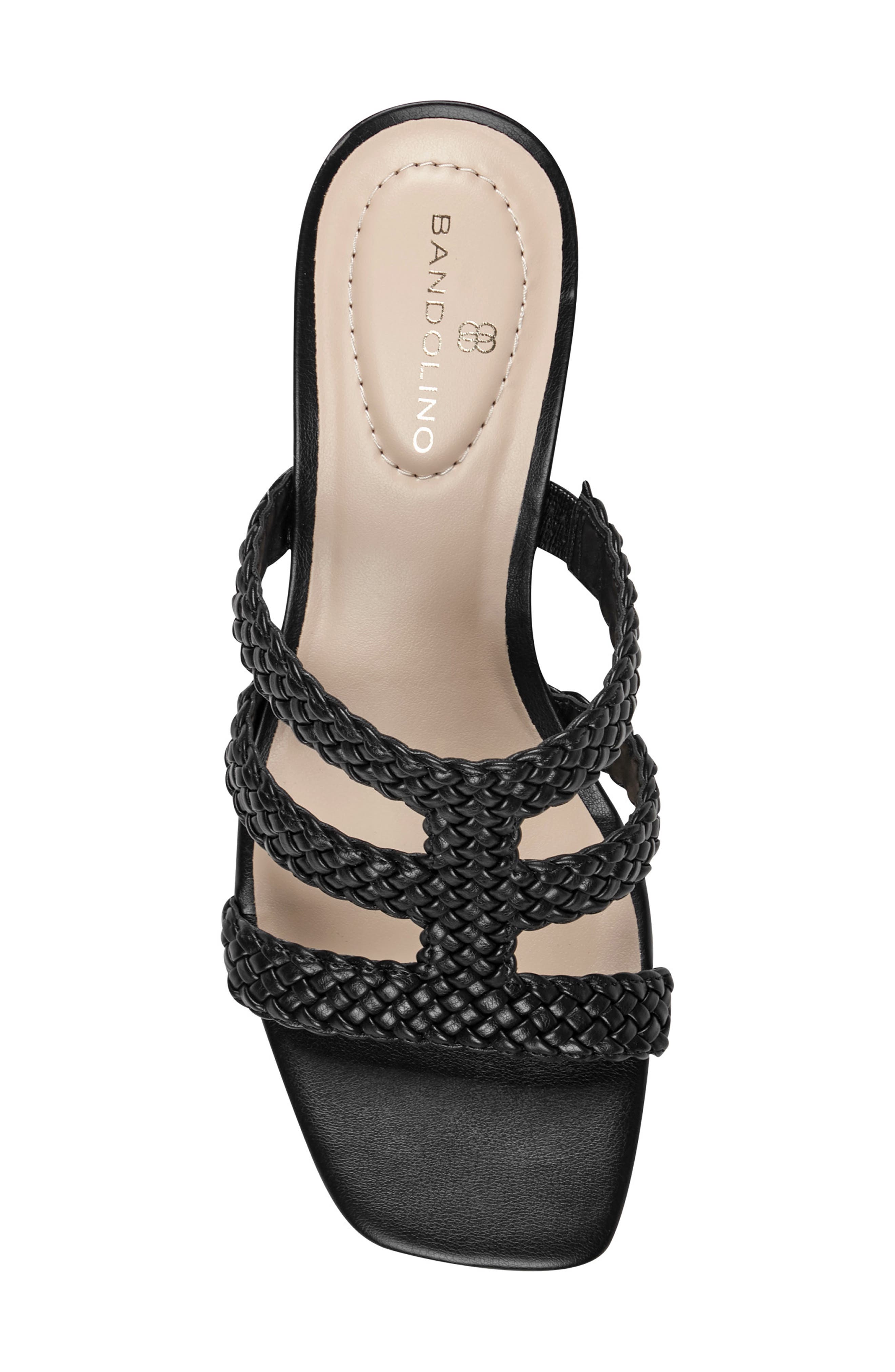 Bandolino Mumm Block Heel Sandal, Alternate, color, Black
