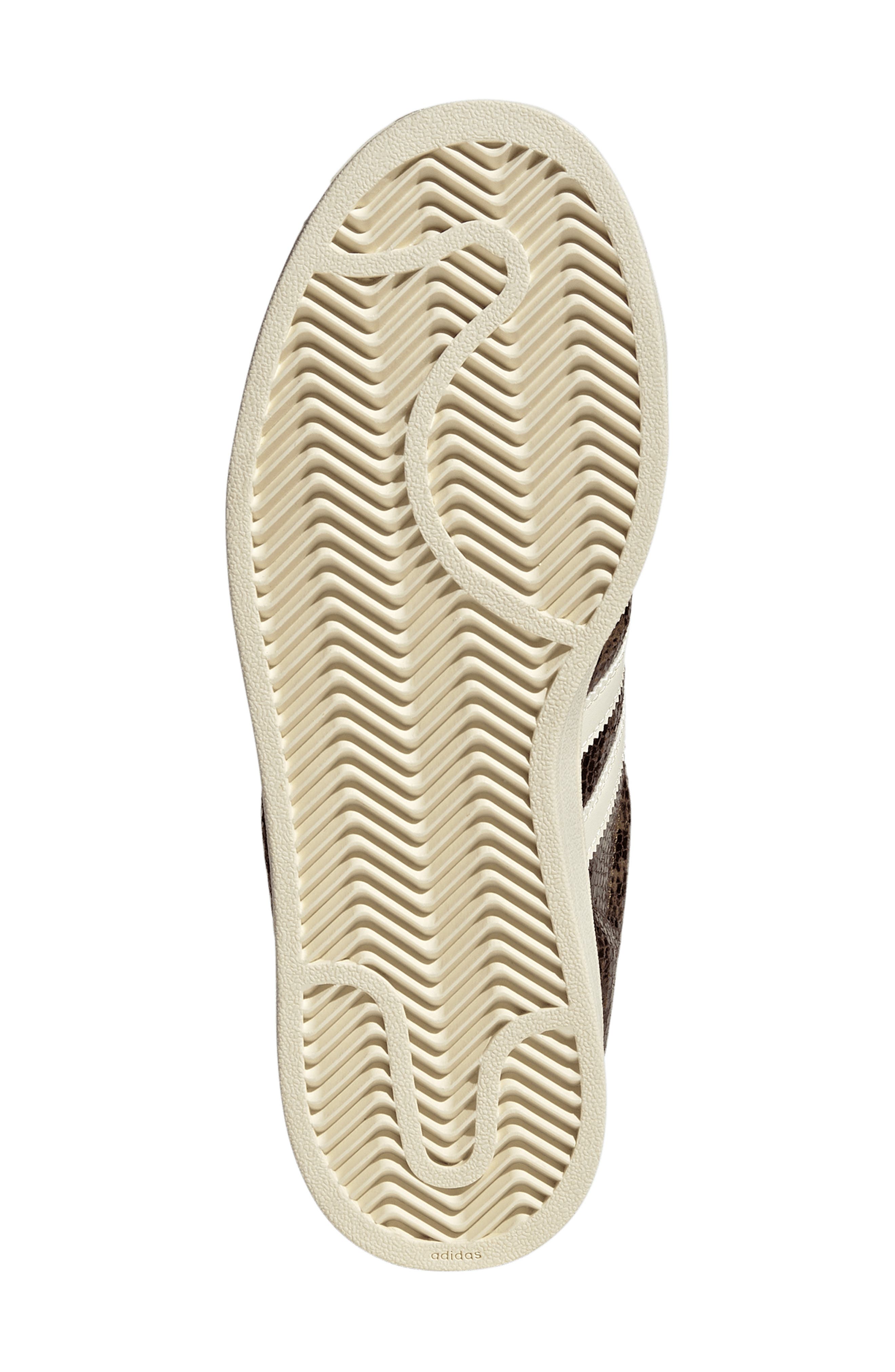 adidas Superstar Sneaker, Alternate, color, Brown/ Cream/ Alumina