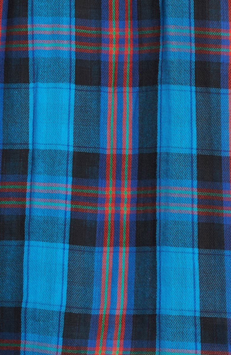 Treasure & Bond Treasure&Bond Long Plaid Shirt, Alternate, color, 