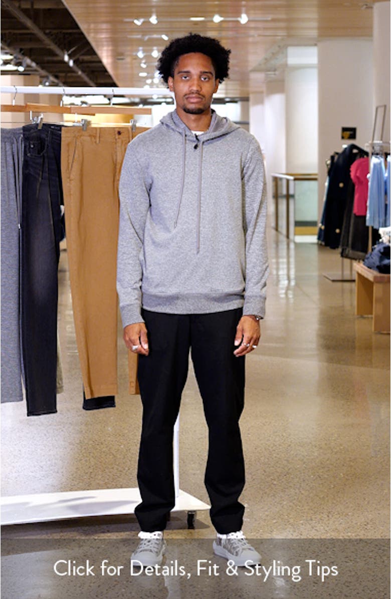 Pinstripe Pajama Hoodie, sales video thumbnail