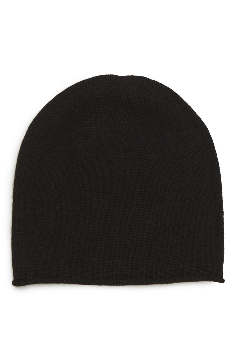 AllSaints Rolled Edge Beanie, Main, color, 