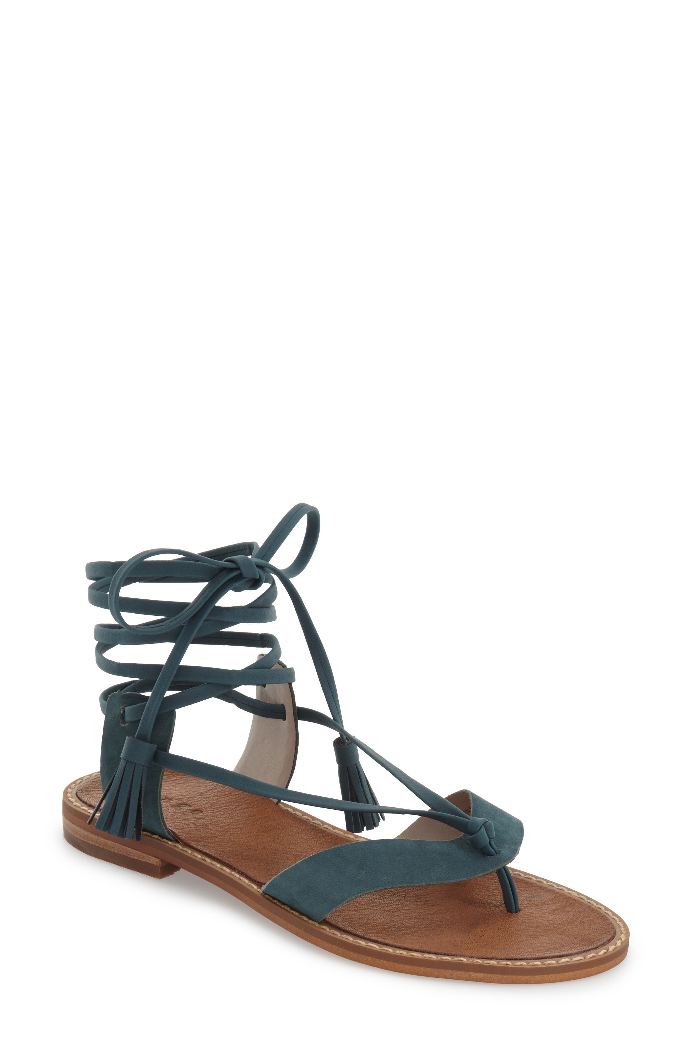 Hinge 'Avery' Wraparound Strap Sandal, Alternate, color, 