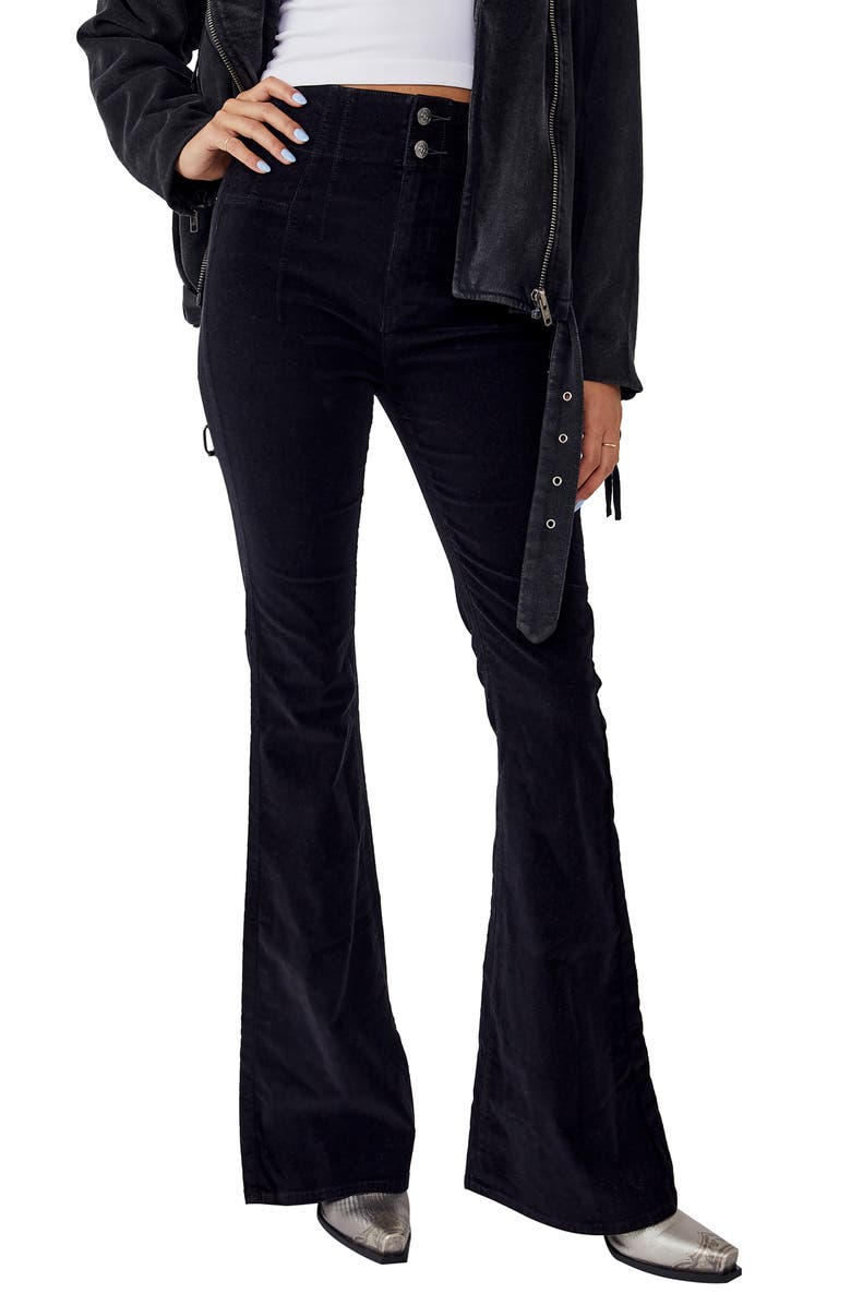 Free People We the Free Jayde Flare Leg Corduroy Pants, Main, color,