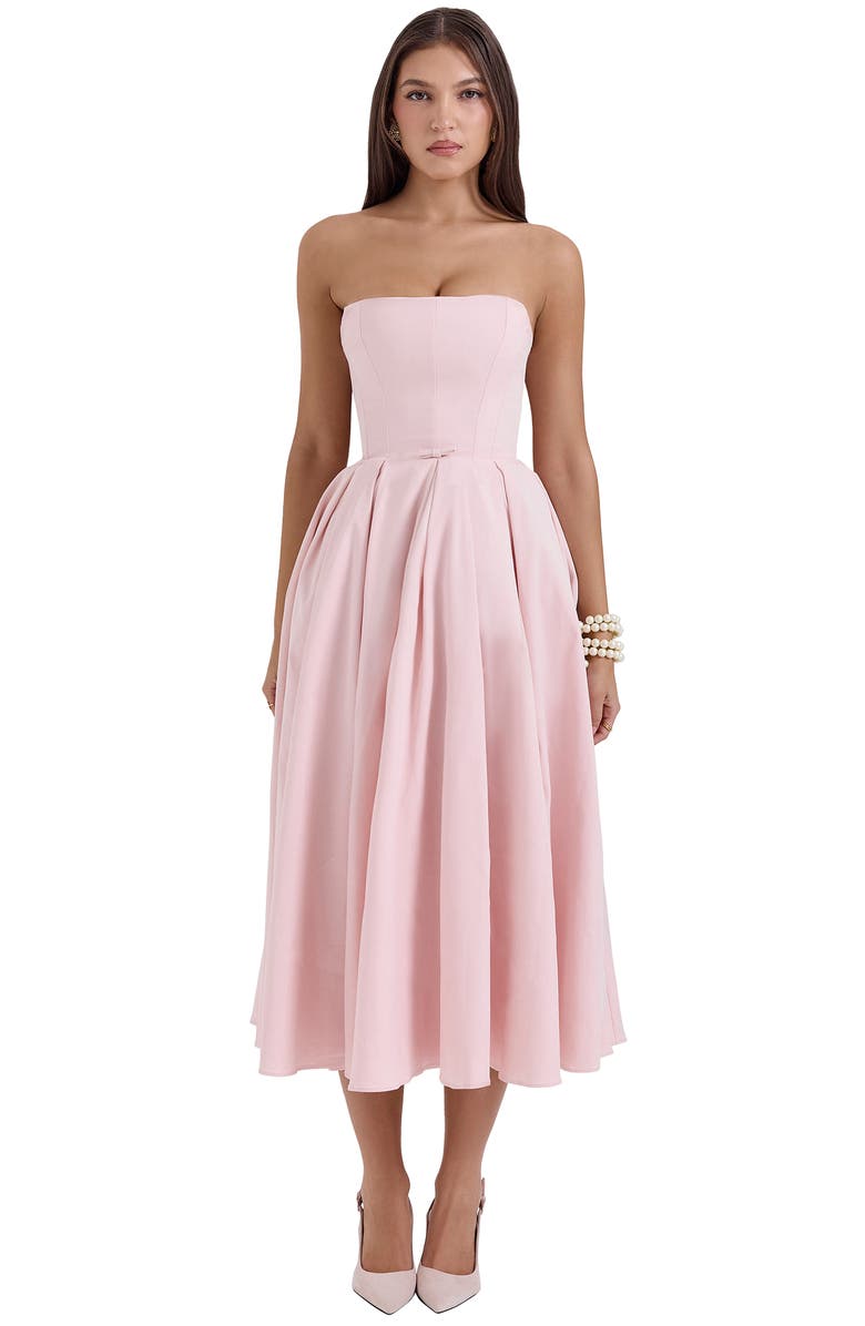Florentina Open Back Cocktail Midi Dress