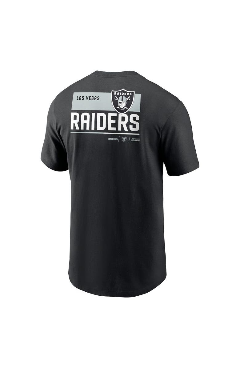 Nike Men's Nike Black Las Vegas Raiders Team Incline T-Shirt, Alternate, color, Black