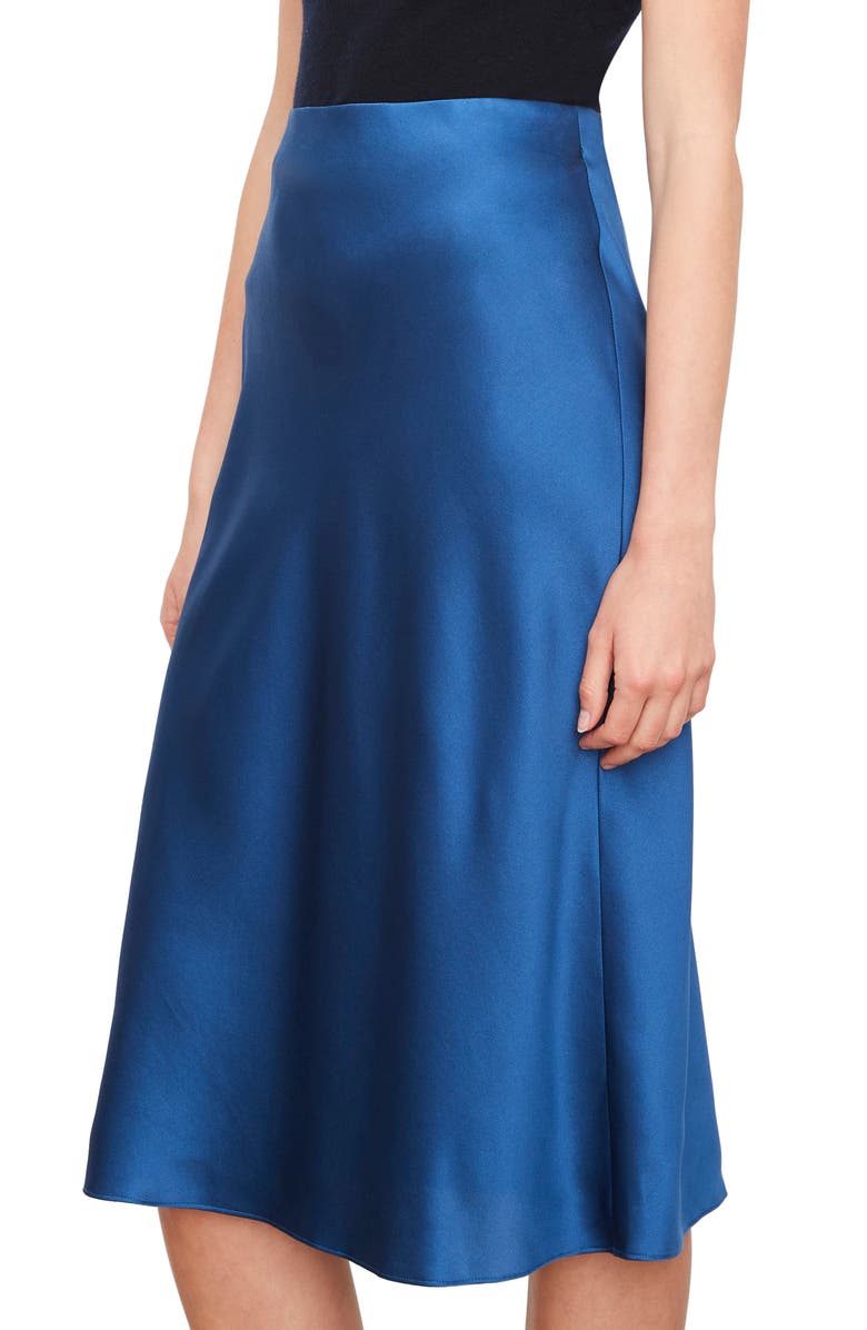 Vince Satin Slip Skirt, Alternate, color,