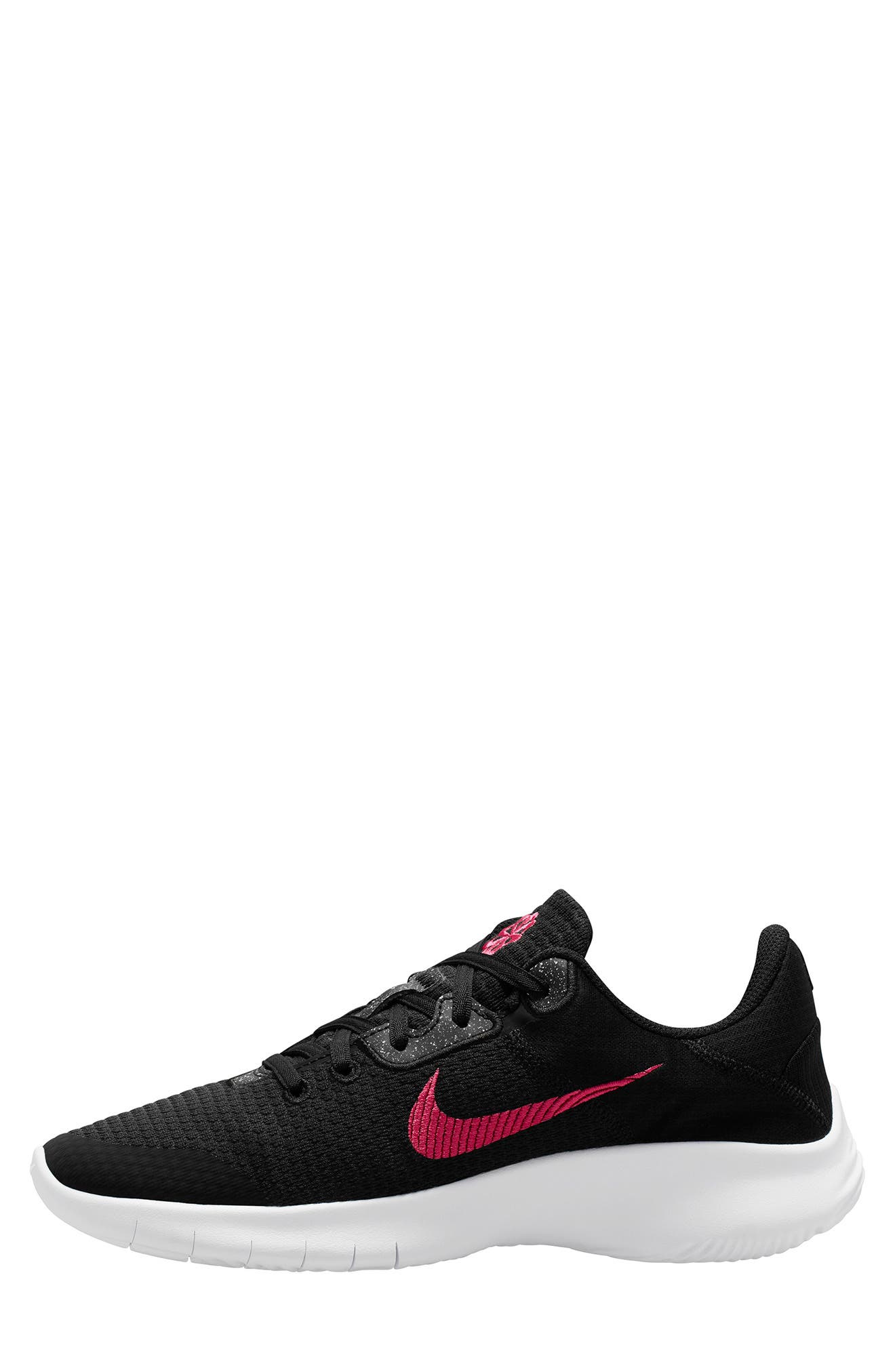 Nike Flex Experience Athletic Sneaker - Wide Width Available, Alternate, color, Black/ Rush Pink-White