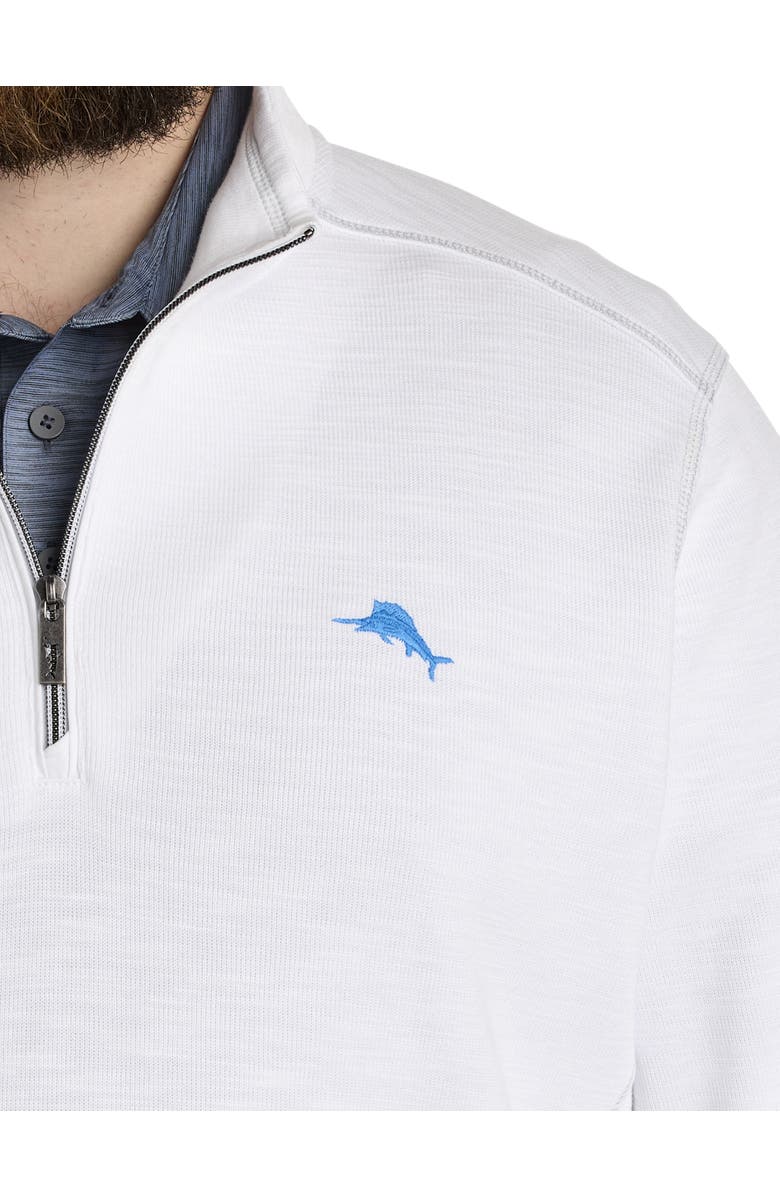 Tommy Bahama Big & Tall Tobago Bay 1/2-Zip Pullover, Alternate, color, White